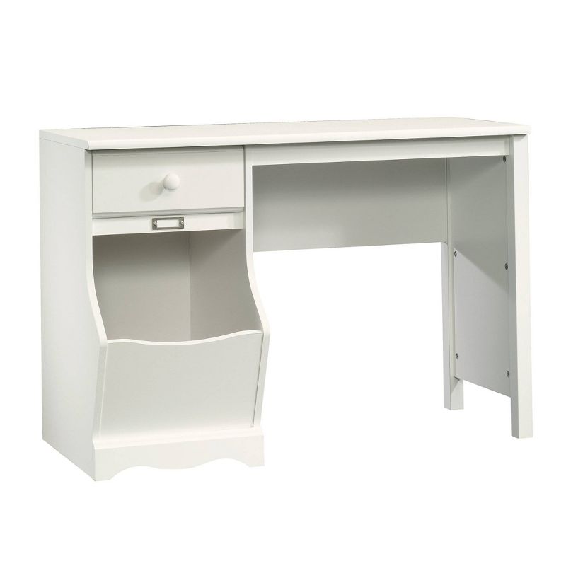 Pogo Desk with Easy Glide Drawer and Storage Bin - Soft White - Sauder, 3 of 9