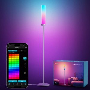Lepro O1 AI Floor Lamp, 2300LM Smart LED Standing Lamp with APP/WiFi Control, Alexa/Google Enabled, RGBCW, Music Sync for Living Room/Bedroom/Office - 1 of 4