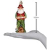 Old World Christmas Blown Glass Ornament for Christmas Tree, Fly Fishing Santa - 3 of 4