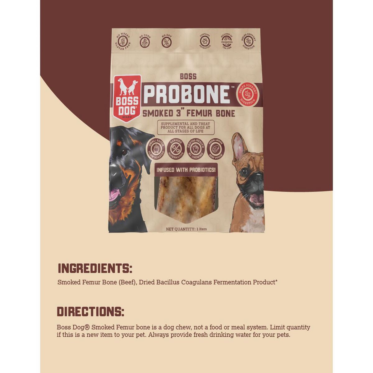 Boss Dog Probone Dental Chew w/ Probiotics - thumbnail 3