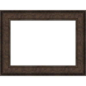 Amanti Art Ridge Black Framed Dry Erase Magnetic Board - 1 of 4