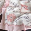 Anna-Kaci Women's Cute Scarf with Floral Print and Soft Glossy Finish 27×27 Inches - 3 of 4