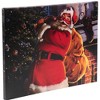 Northlight LED Lighted Jolly Santa Claus Christmas Canvas Wall Art - 11.75" x 15.75" - 4 of 4