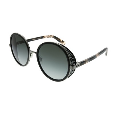 Jimmy Choo Andie/N/S 807 9O Womens Round Sunglasses Black 54mm