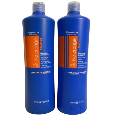 Fanola No Orange Shampoo, 33.8 oz & Fanola No Orange Mask, 33.8 oz DUO
