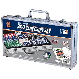 MasterPieces Casino Style 300 Piece Poker Chip Set - MLB Detroit Tigers - 1 of 4