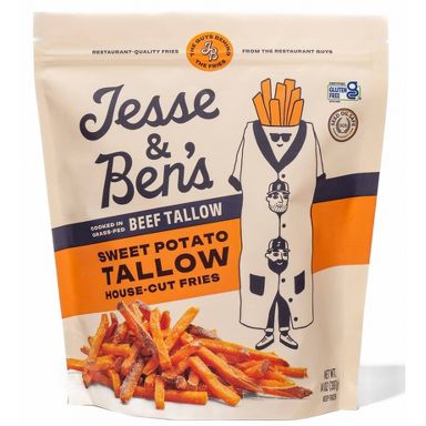 Jesse & Ben's Sweet Potato Tallow House-Cut Fries - 14oz