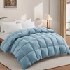 Peace Nest Light&All-Season Warmth White Goose Feather Down Comforter Duvet Dark Gray - image 2 of 4