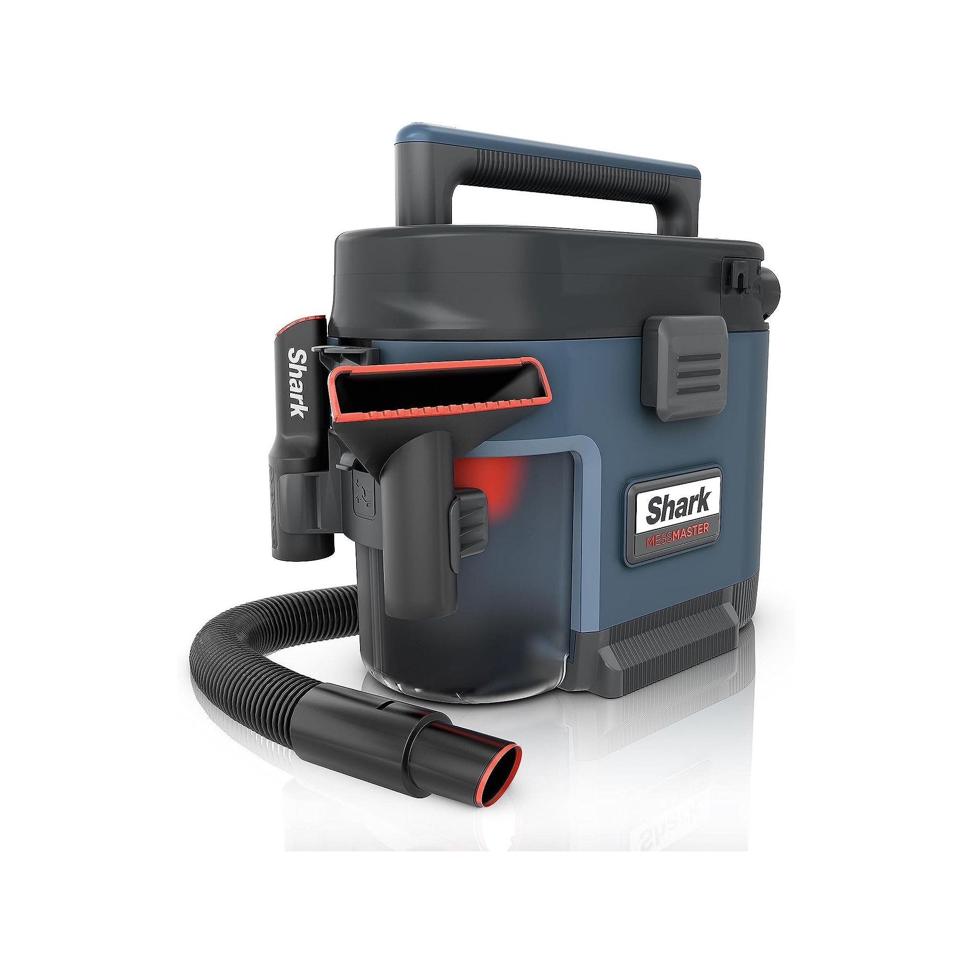 Shark MessMaster 1 Gallon Portable Wet/Dry Vacuum Great for Pets, Cars (Manufacturer Refurbished)
