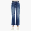 KanCan Essentials Mollie High Rise 90's Criss Cross Jeans - 3 of 4