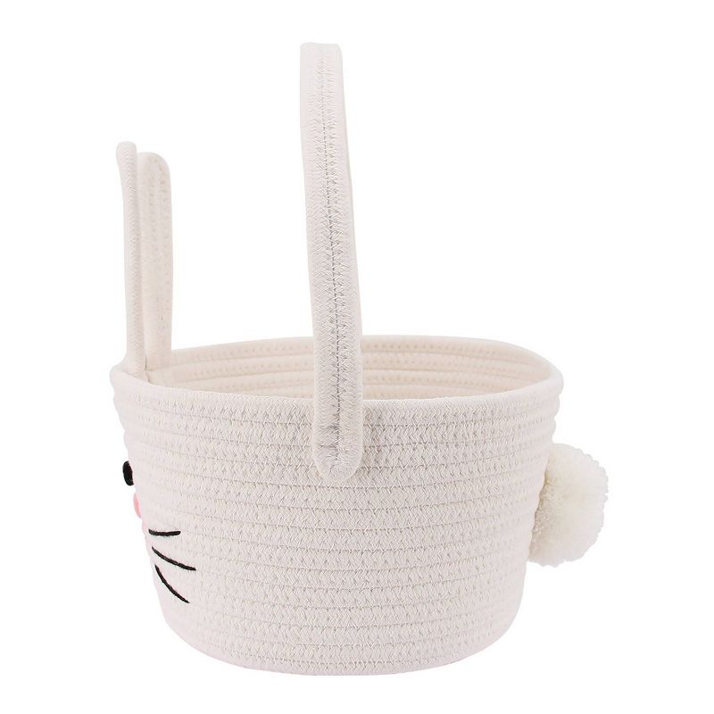 Easter Rope Basket Bunny with Handle - Spritz&#8482;, 2 of 7