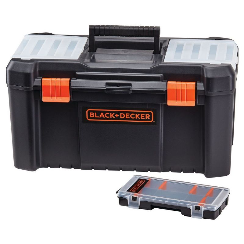 Black & Decker BDST60096AEV 16 in. Toolbox with 10 Compartments Organizer, 3 of 4