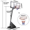 SKONYON 48-Inch Portable Basketball Hoop, Adjustable Basketball Goal Outdoor, Height 8-10 FT - 2 of 4
