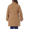 Agnes Orinda Women's Plus Size Trendy Long Sleeve Side Pockets Elegant Winter Overcoats - 4 of 4