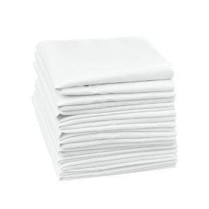 Unique Bargains Party Wedding Restaurant Cocktail Banquet Sateen Napkins 12 x 12 Inches 12 Pcs - 1 of 4