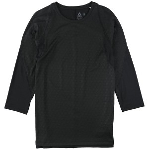 Reebok Womens SmartVent Technology Basic T-Shirt, Black, X-Small - 1 of 2