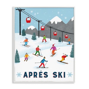 Stupell Industries Apres Ski Winter Slopes Framed Giclee Art - 1 of 4