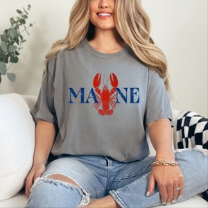 Simply Sage Market Maine Lobster Garment Dyed Tee - 1 of 4