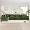 Aukfa Oversized Cloud Modular Corduroy Sofa Sectional with Ottoman - Reversible Deep Seat Couch for Living Room - 2 of 4