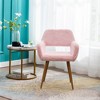 Mid Century Side Chairs with Solid Painting Steel Leg for Dining Room - 2 of 4