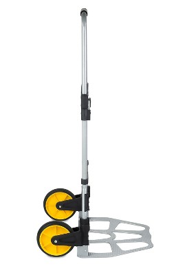 Heavy-Duty Folding Hand Truck with Telescoping Handle and Strap