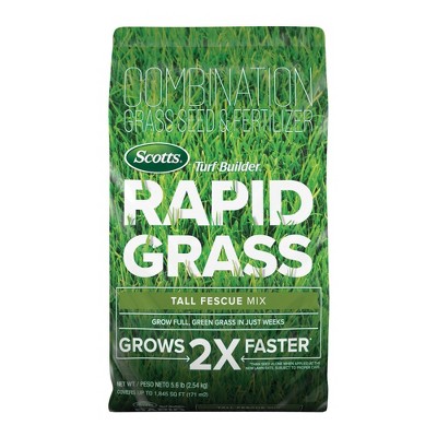 Scotts Turf Builder Rapid Grass Seed Tall Fescue Mix - 5.6lb