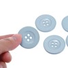 Unique Bargains Resin Snap Fastener Round Flat 4-Hole Sewing Buttons 10 Pcs - 4 of 4