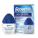 Rohto Ice All-in-one Multi-Symptom Relief Cooling Eye Drops - 0.4oz
