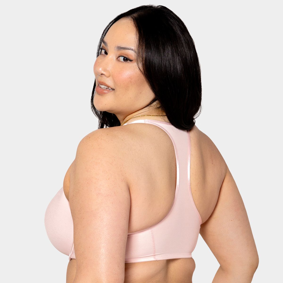 Curvy Couture Front Close Racerback T-Shirt - thumbnail 6