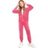 Arshiner 2 Piece Outfits for Girls Velour Tracksuit Hoodie and Jogger Set Sweatsuit Athletic Clothes Sets - 4 of 4