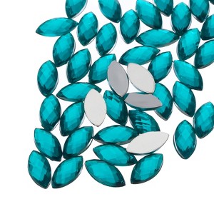 Unique Bargains Flat Back Artificial Rhinestones for Wedding DIY Crafts Party 200 Pcs - 1 of 4