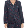 Casual Nights Women's Long Sleeve Rayon Button Down Pajama Set - 4 of 4