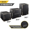 Philosophy Gym 3 in 1 Non-Slip Wood Plyo Box- Jump Plyometric Box for Training and Conditioning - 2 of 4