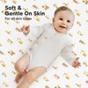 KeaBabies Mini Crib Sheets for Baby Girls, Boys, 2-Pack Soothe Pack and Play Sheets Fitted, Organic Pack N Play Mattress Sheet - 4 of 4
