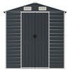 vidaXL Garden Shed Anthracite Galvanized steel Large Garden Shed - 4 of 4