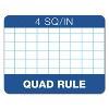 TOPS Quadrille Pads 4 Squares/Inch 8 1/2 x 11 White 50 Sheets 33041 - 2 of 4