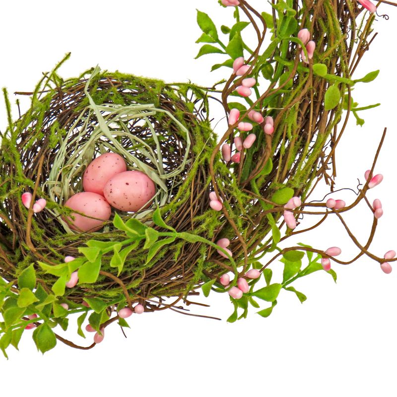 11" Artificial Bird’s Nest Hanging Wall Décor - National Tree Company, 3 of 4