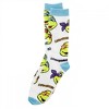 Adult Teenage Mutant Ninja Turtles Pizza Crew Socks 3-Pair Pack - 4 of 4