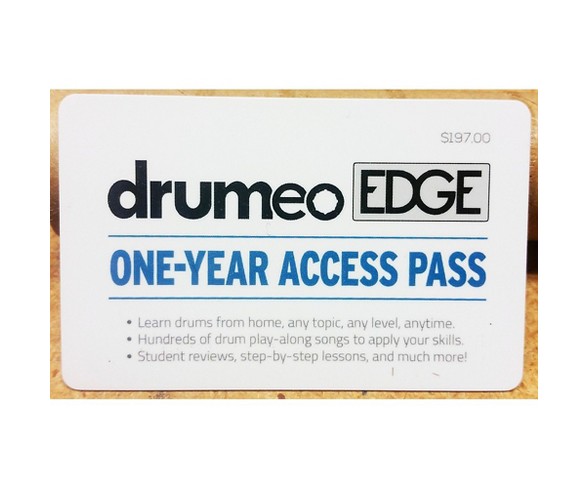 Drumeo Edge Membership Card - One Year