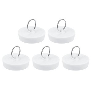Unique Bargains Bathroom Kitchen Laundry Rubber Hanging Ring Sink Bathtub Drain Stoppers - 1 of 4