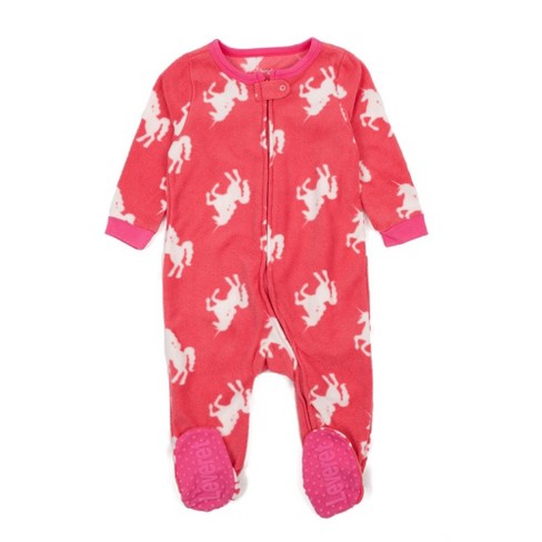 Leveret Footed Fleece Pajamas Unicorn 12 18 Month Target