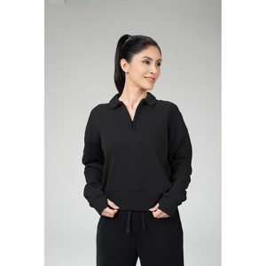 Spruce Fashion Essential Quarter-Zip Pullover Sweatshirt - 1 of 4