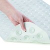 XL Non-Slip Bathtub Mat with Drain Holes - Slipx Solutions - 3 of 4