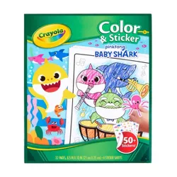 Crayola Baby Shark Color & Sticker Book