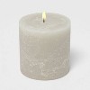 Pillar Cozy Cashmere Candle Gray - Threshold™ - 2 of 2