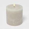 Pillar Cozy Cashmere Candle Gray - Threshold™ - image 2 of 2