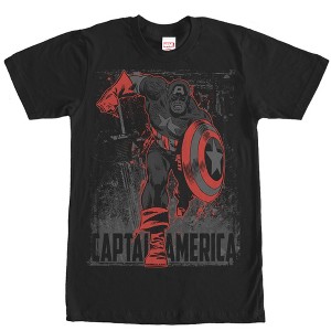 Men's Marvel Captain America Shadow T-Shirt - 1 of 4