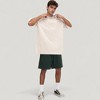 Anna-Kaci Active Men's Oversized Short Sleeve Crew Neck T-Shirt with Washed Vintage Look - 3 of 4