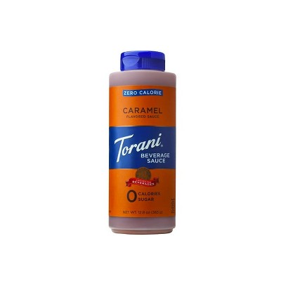 Torani Zero Calorie Beverage Sauce Caramel 12.8 oz, Pack of 2