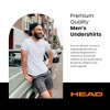 Head Mens 3 Pack Crew Neck Undershirts Tagless Breathable Cotton Mens Modern Fit T Shirts - 2 of 4